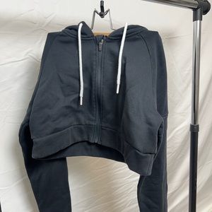 Gymshark Legacy Cropped Zip Up Hoodie size S